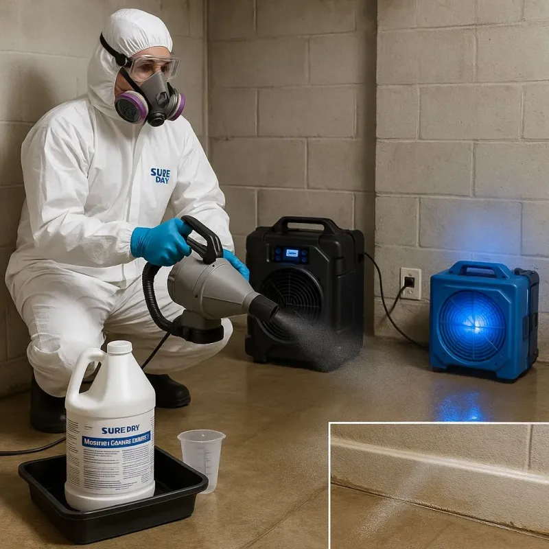 Sanitization and Odor Removal process in Montague, TX