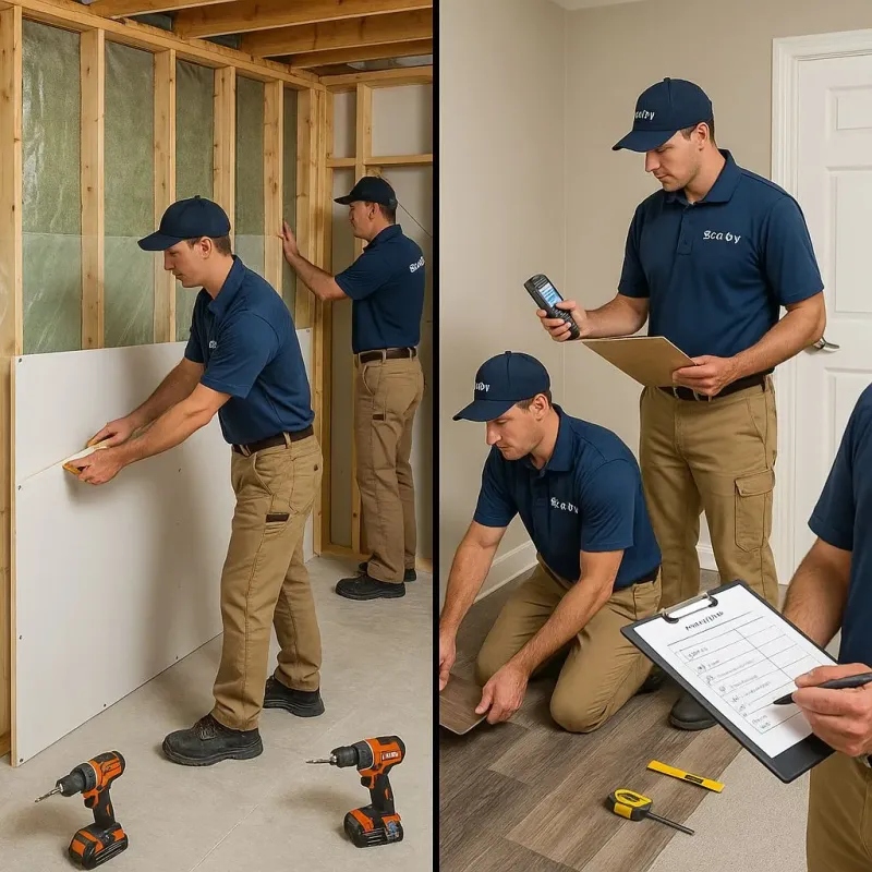 Repairs and Reconstruction process in Montague, TX